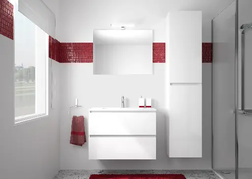 LIVO Meuble sous-vasque 80 cm tiroirs